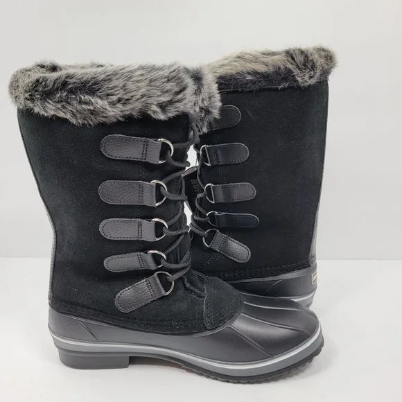 Northside Katsura Womens Insulated Waterproof 3M Black Snow Boots US Size 10 NWT - Picture 7 of 12